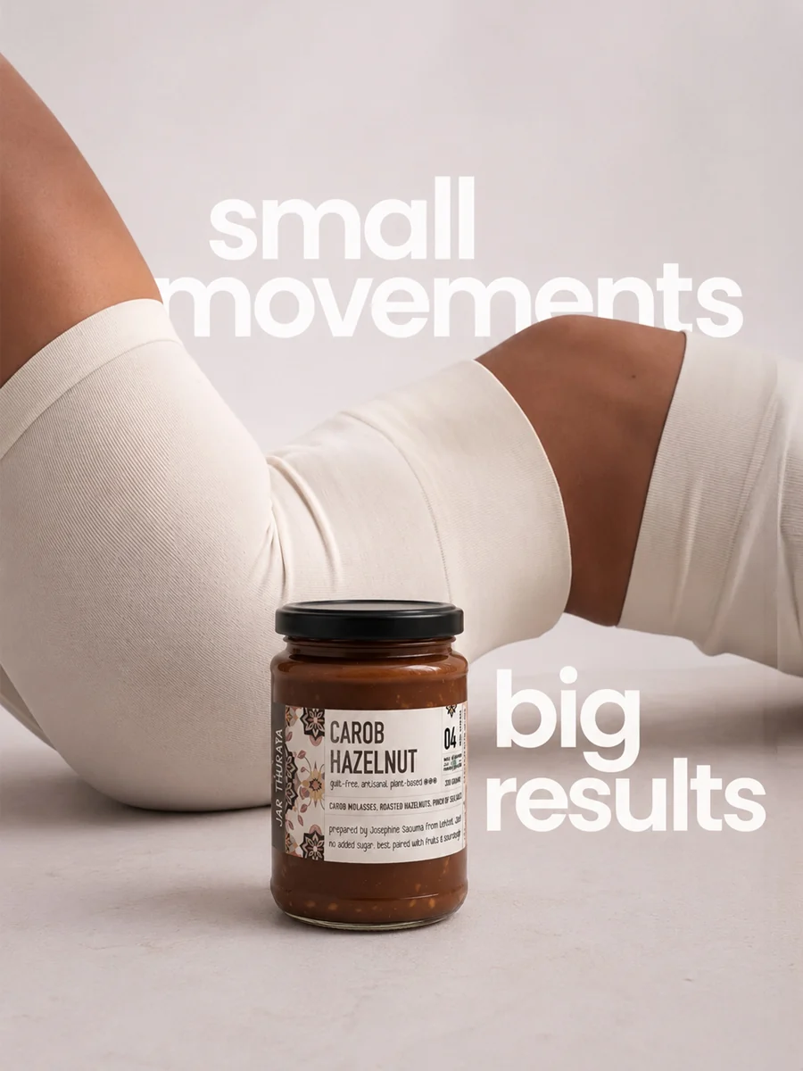 Jar Thuraya carob hazelnut jar